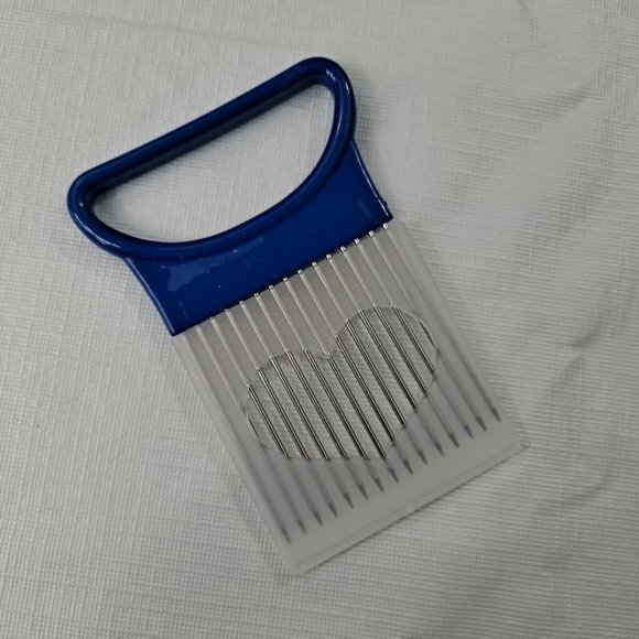 Onion Slicer Holder Multi-use Blue - Picture 1 of 4